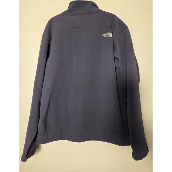 The North Face TNF Apex Gray Softshell Jacket Mens Size Large Full Zip Outdoors - Picture 8 of 10